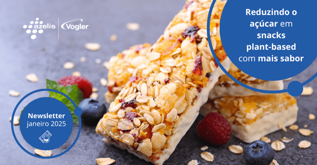 Redução de açúcar em snacks plant-based: inovação e sabor Redução de açúcar em snacks plant-based: inovação e sabor